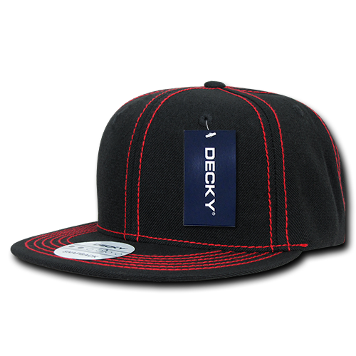 DECKY 6 Panel High Profile Structured Contra-Stitch Snapback