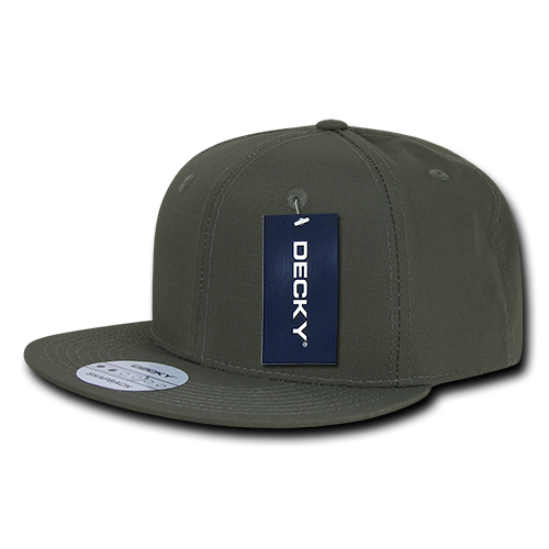 DECKY 6 Panel High Profile Structured Ripstop Snapback