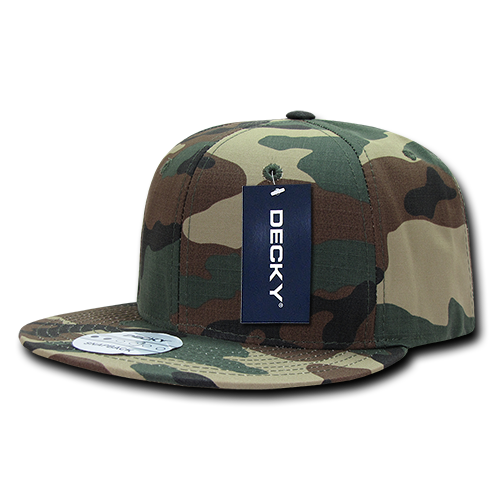 DECKY 6 Panel High Profile Structured Ripstop Snapback