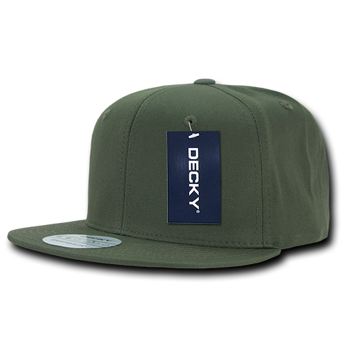 DECKY 6 Panel High Profile Structured Cotton Snapback