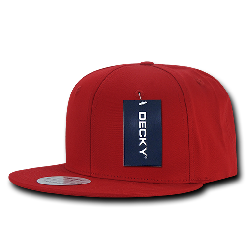 DECKY 6 Panel High Profile Structured Cotton Snapback