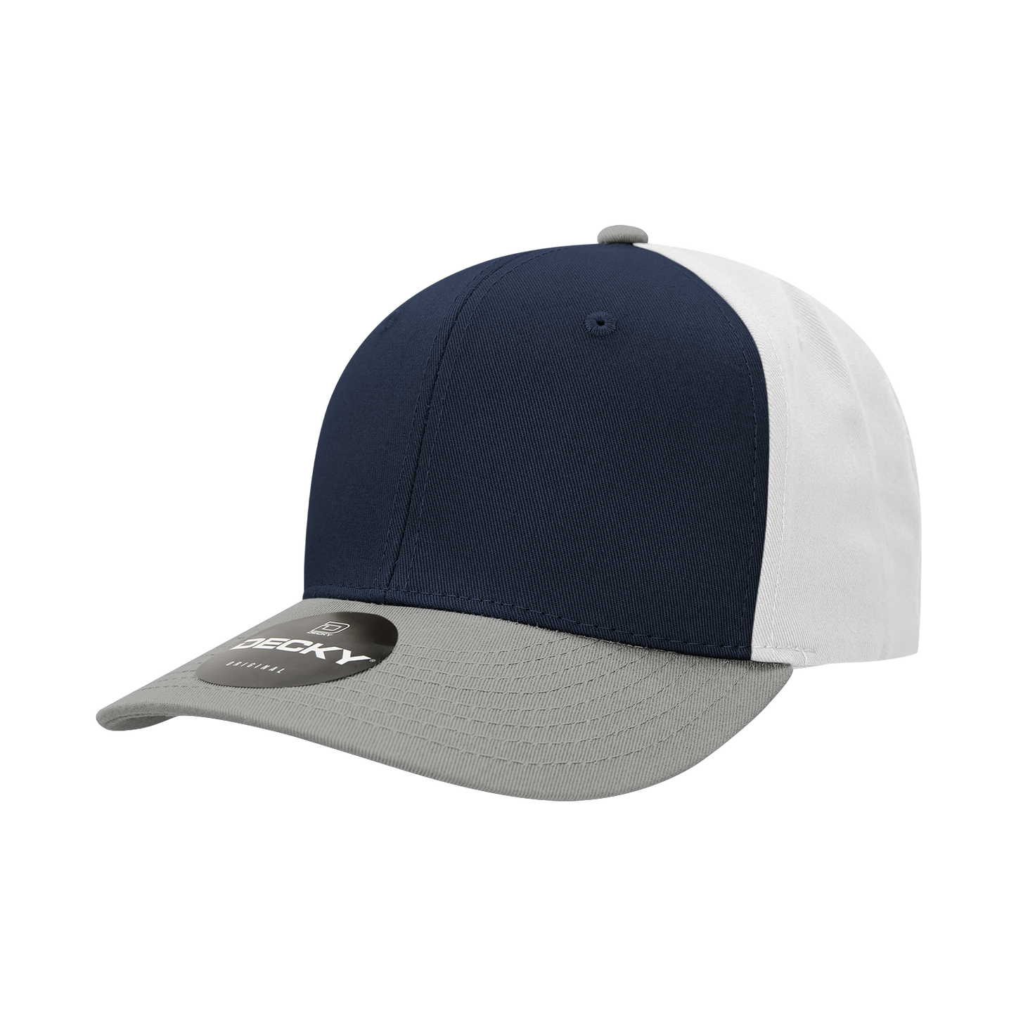 DECKY 6 Panel Mid Profile Structured Cotton Cap