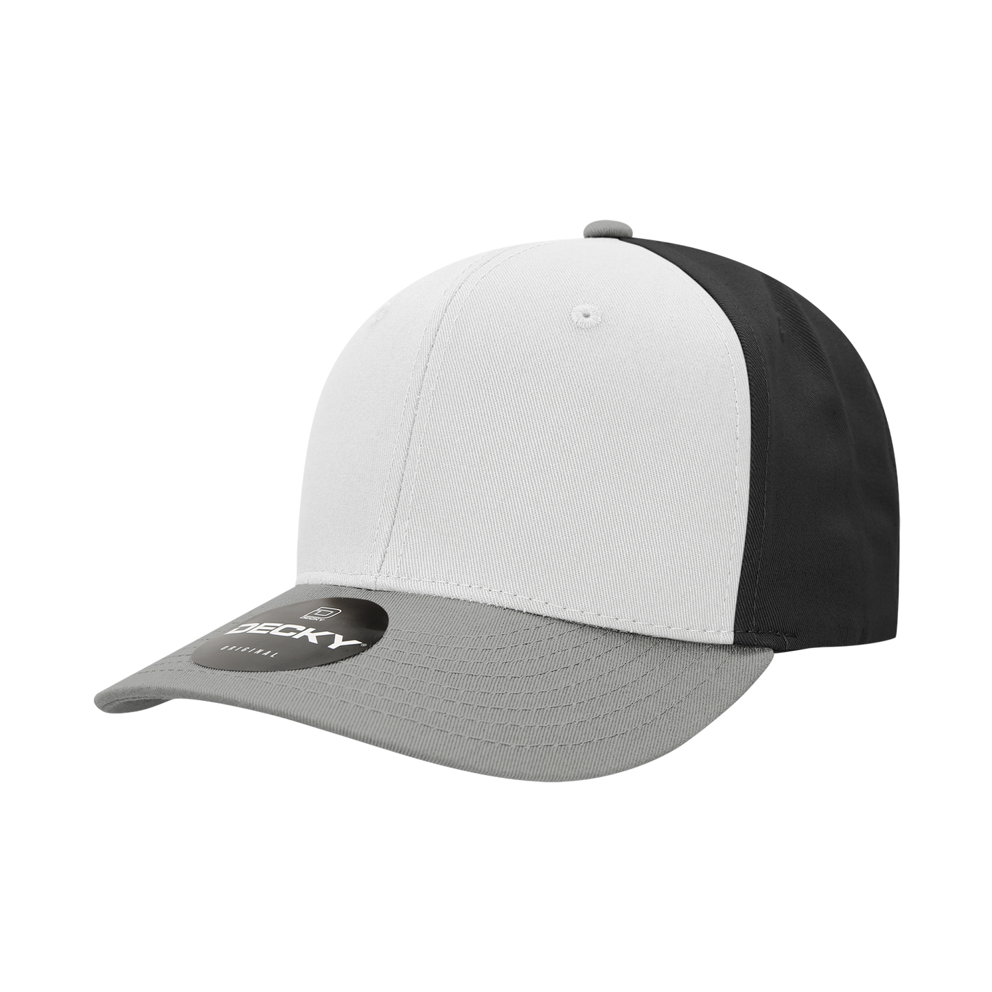 DECKY 6 Panel Mid Profile Structured Cotton Cap