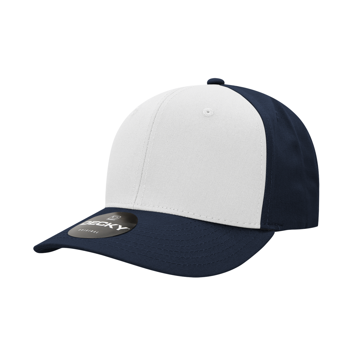 DECKY 6 Panel Mid Profile Structured Cotton Cap