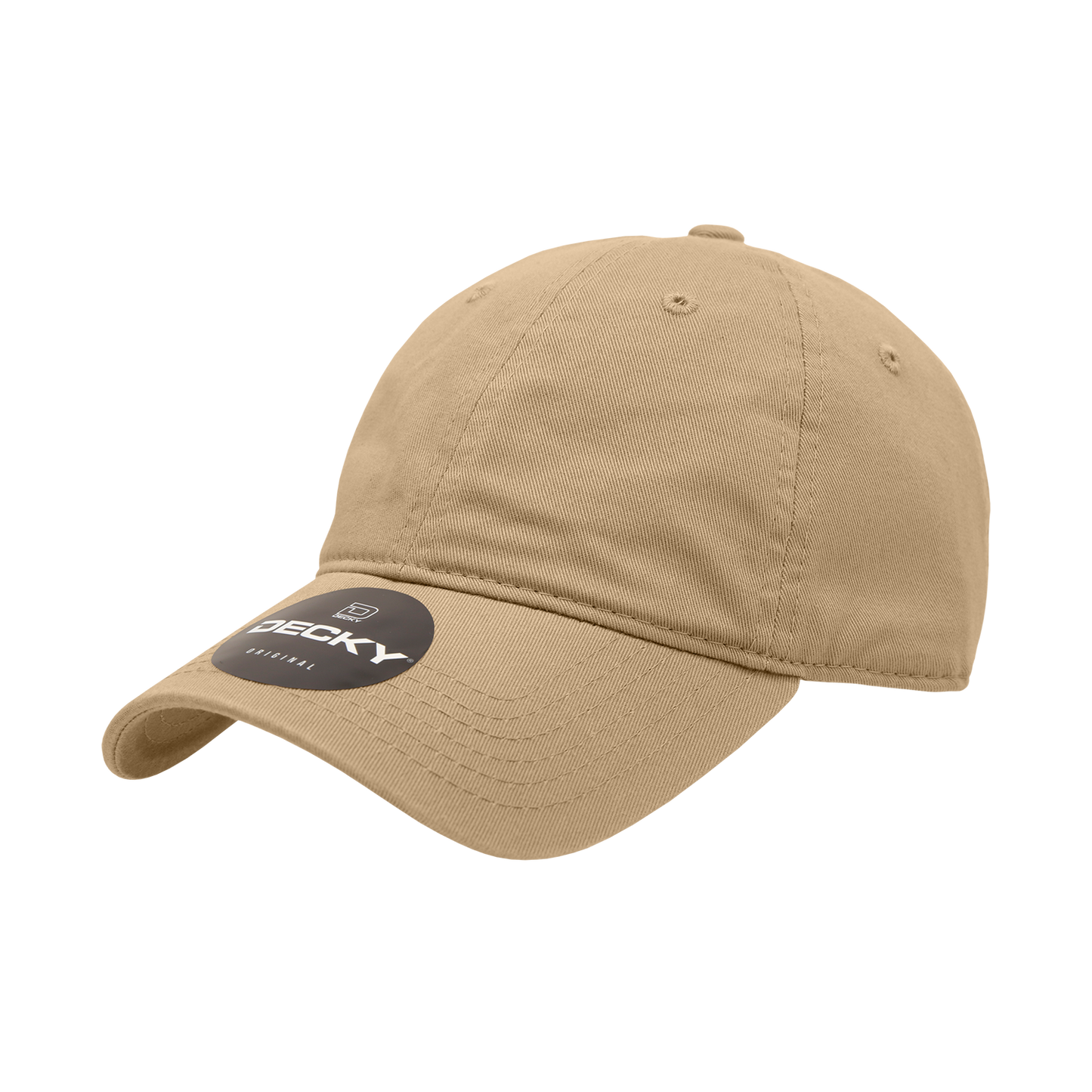 DECKY Women's 6 Panel Low Profile Relaxed Cotton Cap