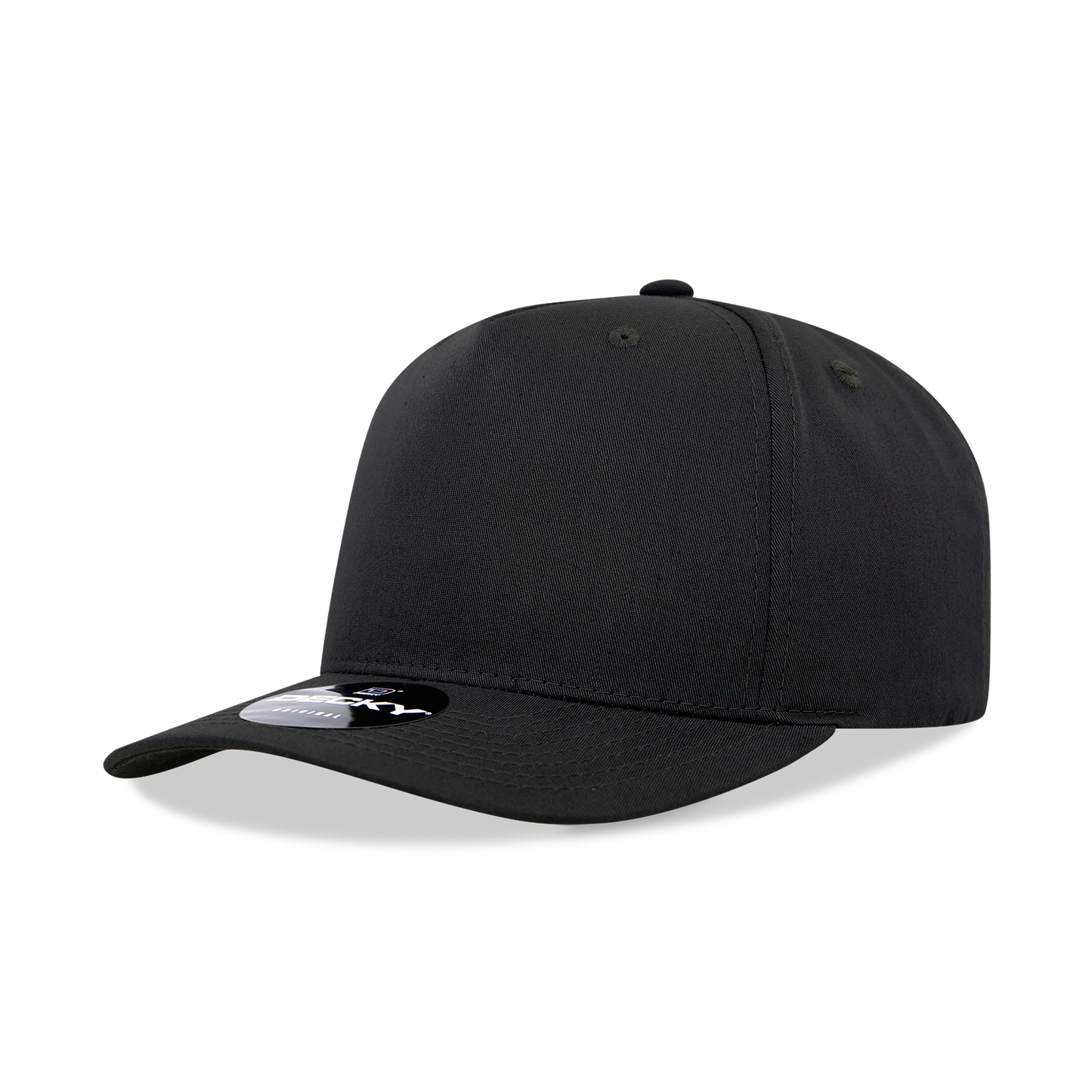 DECKY 5 Panel Mid Profile Structured Poly / Cotton Cap