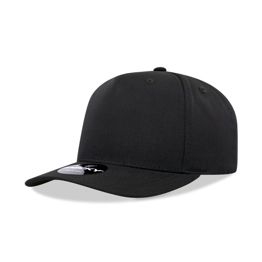 DECKY 5 Panel Mid Profile Structured Poly / Cotton Cap