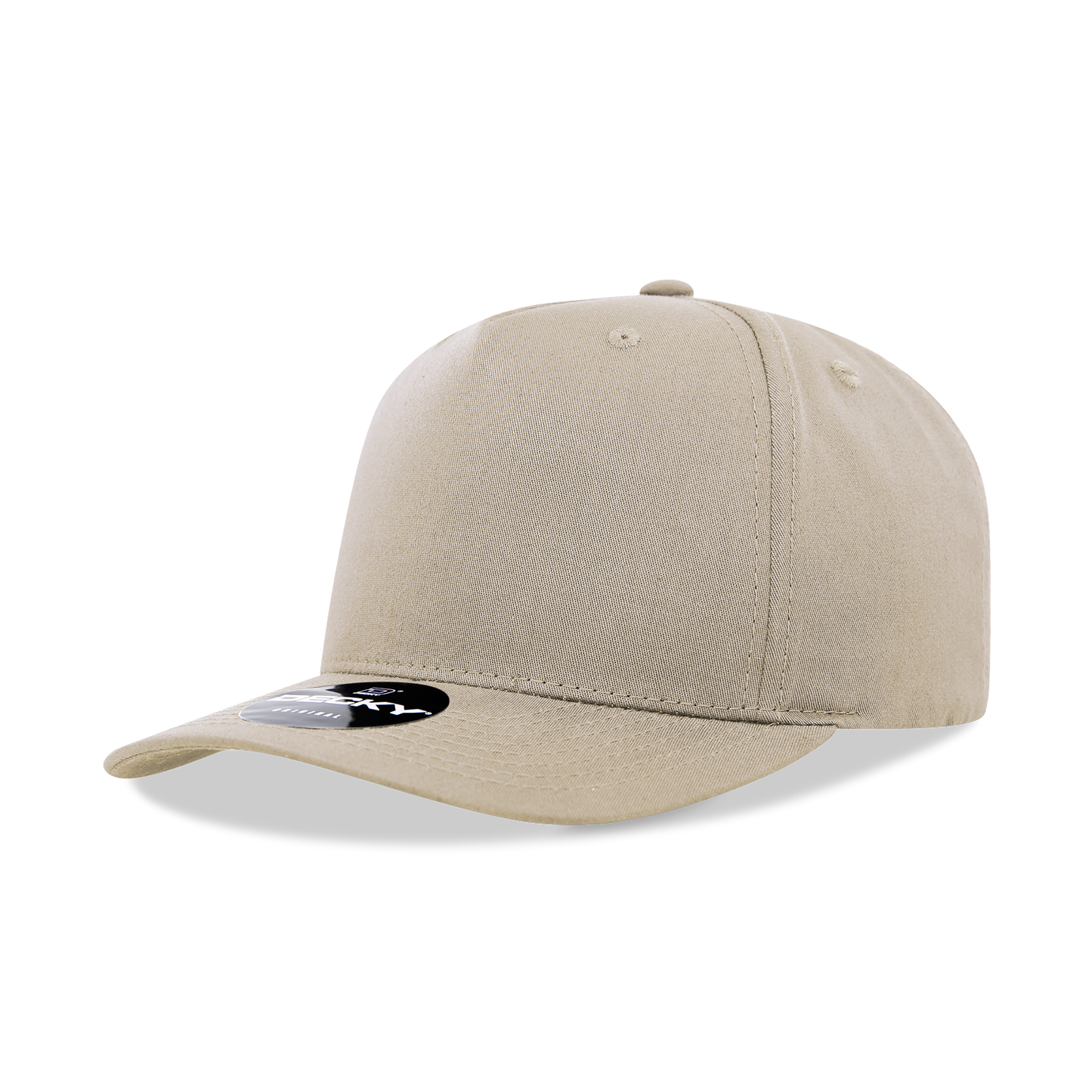 DECKY 5 Panel Mid Profile Structured Poly / Cotton Cap