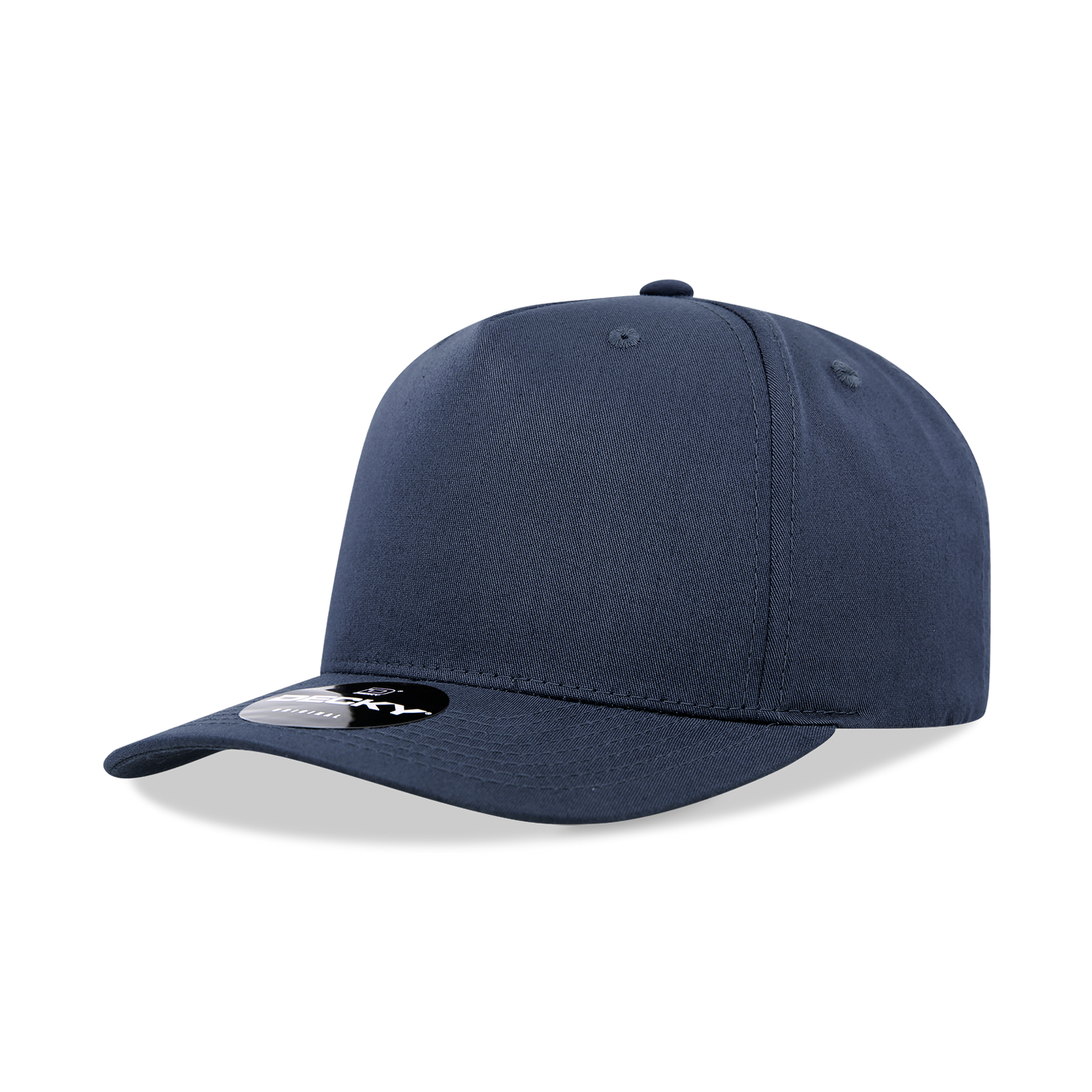 DECKY 5 Panel Mid Profile Structured Poly / Cotton Cap