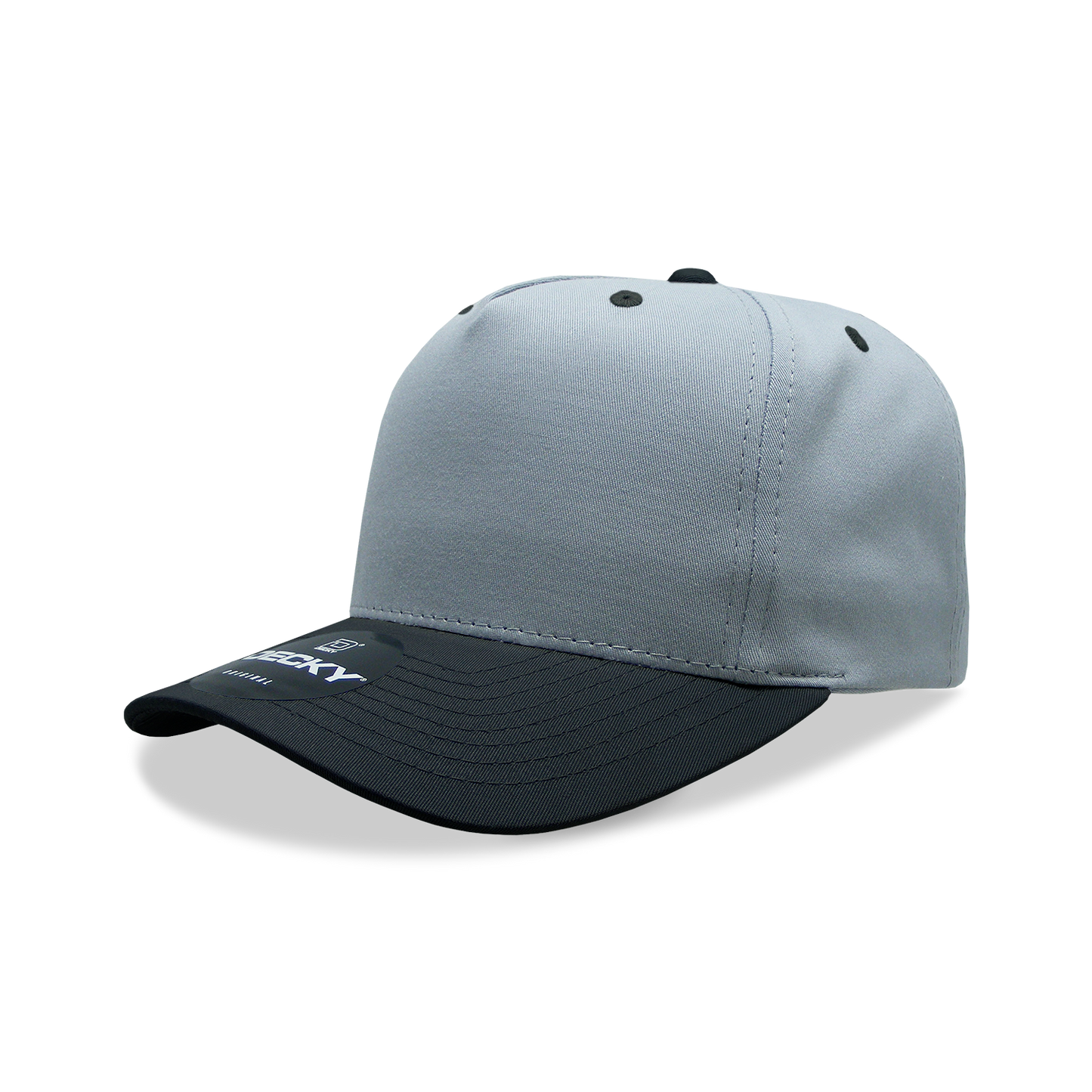 DECKY 5 Panel Mid Profile Structured Poly / Cotton Cap