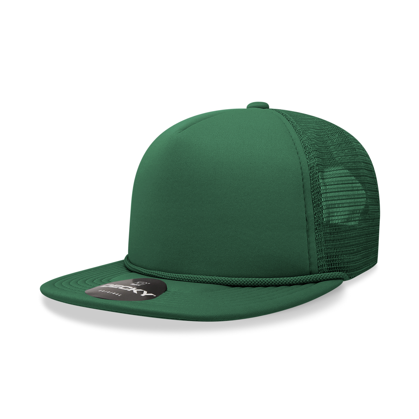 DECKY 5 Panel High Profile Structured Foam Trucker