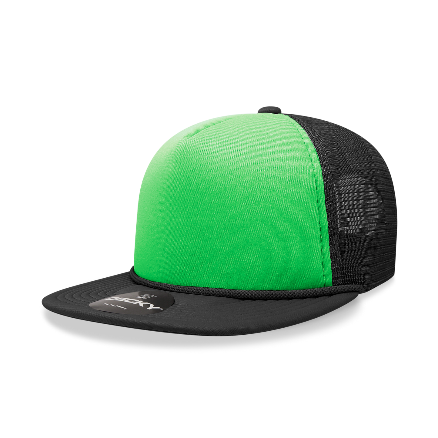 DECKY 5 Panel High Profile Structured Foam Trucker