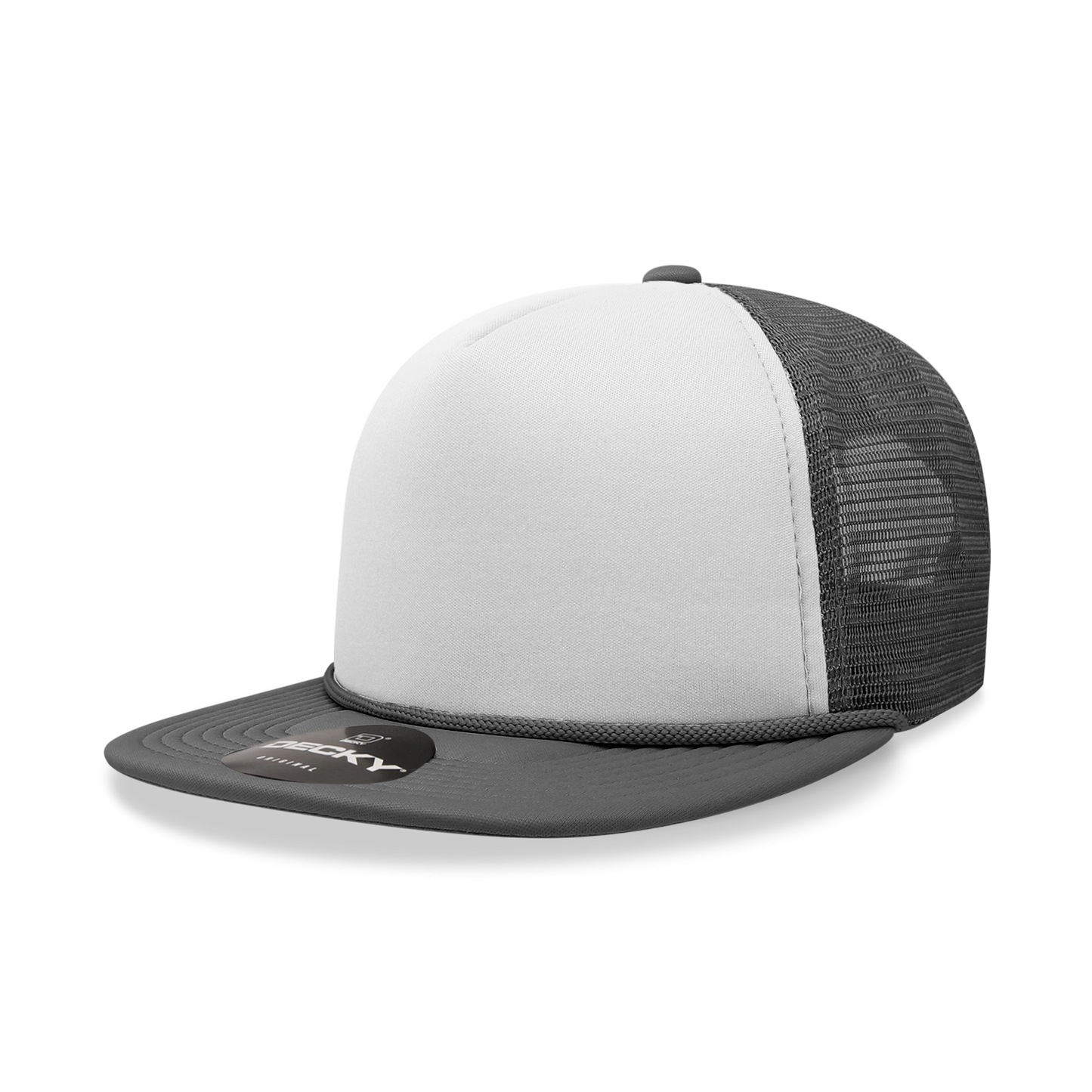 DECKY 5 Panel High Profile Structured Foam Trucker