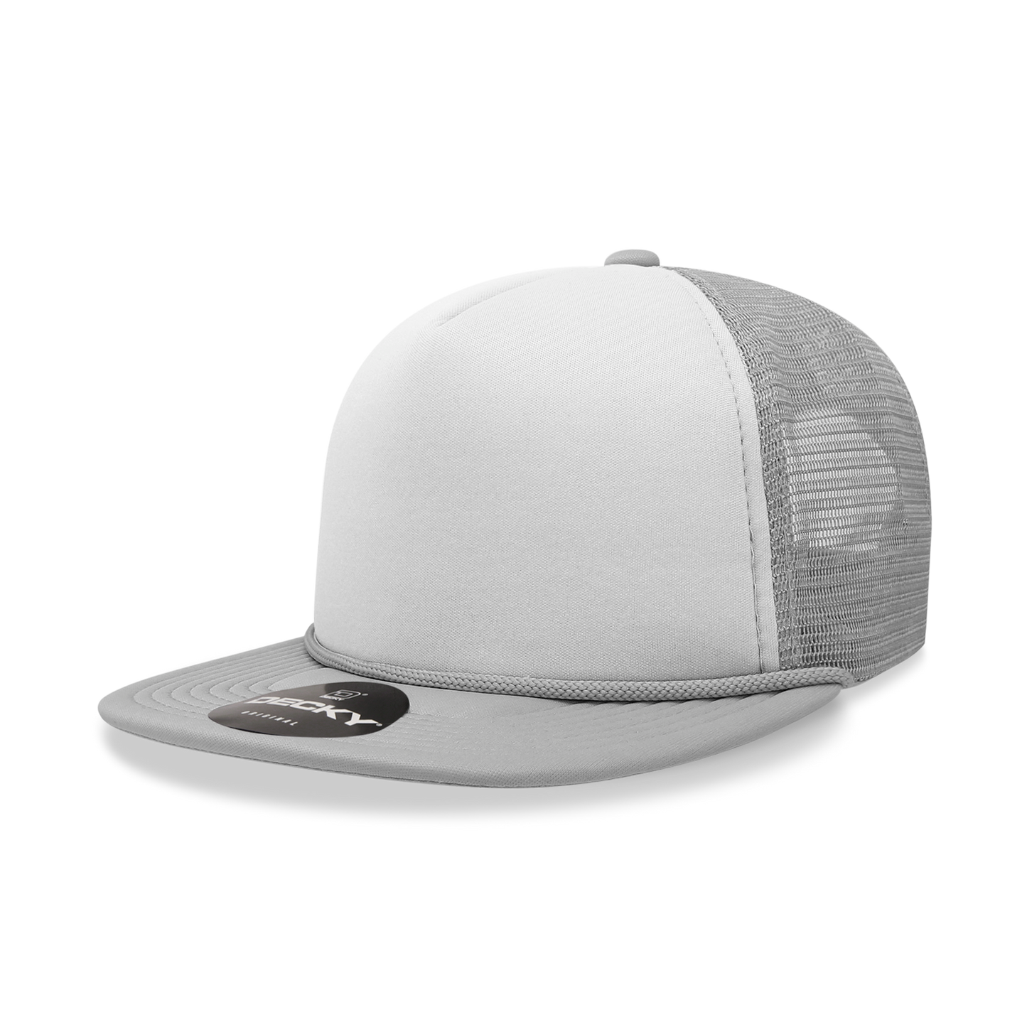 DECKY 5 Panel High Profile Structured Foam Trucker