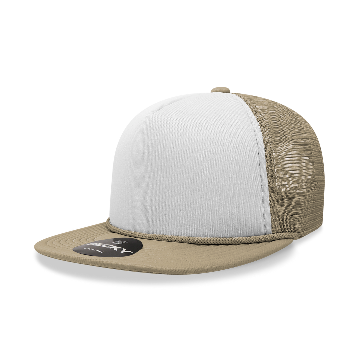 DECKY 5 Panel High Profile Structured Foam Trucker