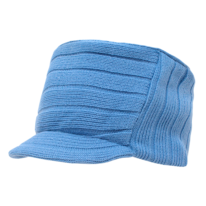 DECKY Knitted Flat Top Cap w / Visor