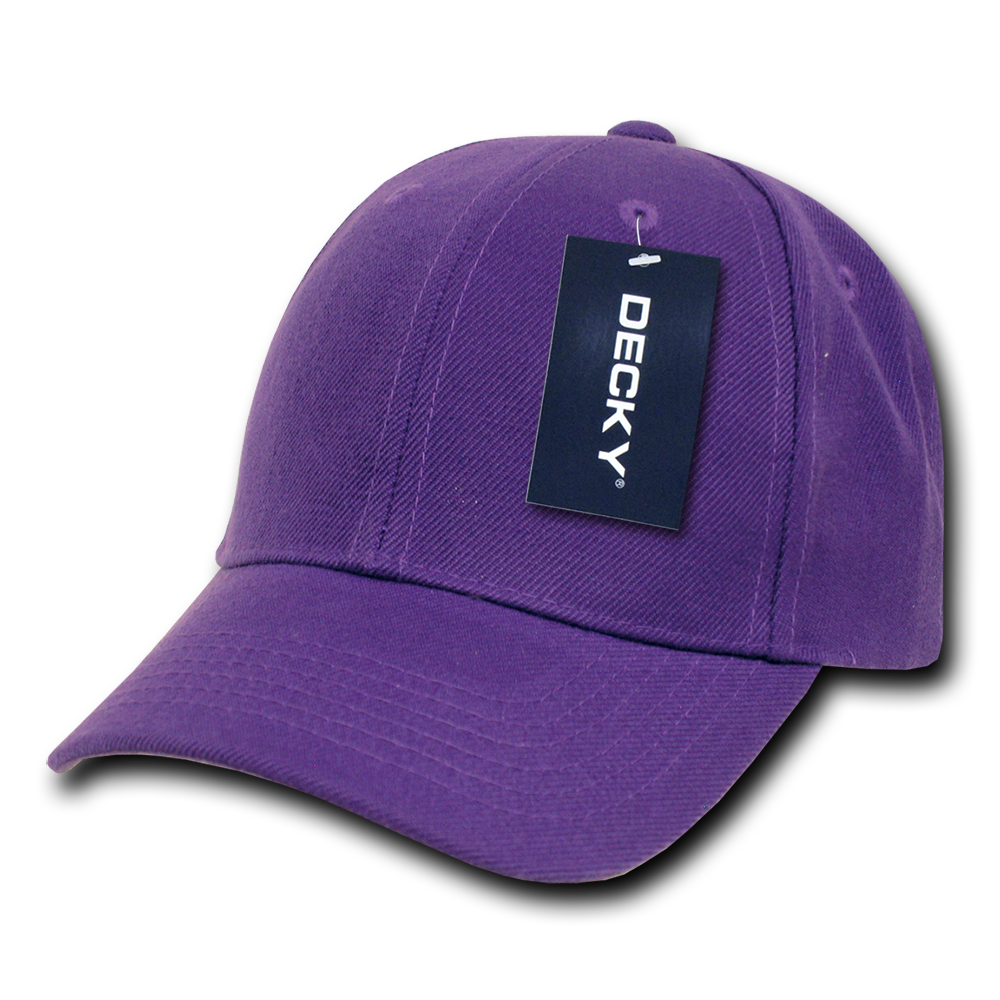 DECKY Youth 6 Panel Mid Profile Structured Acrylic / Polyester Cap