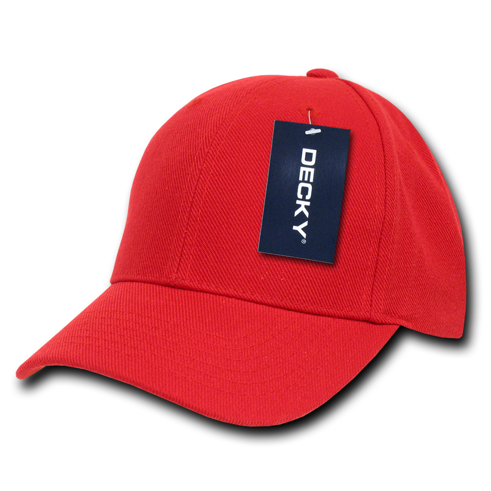 DECKY Youth 6 Panel Mid Profile Structured Acrylic / Polyester Cap