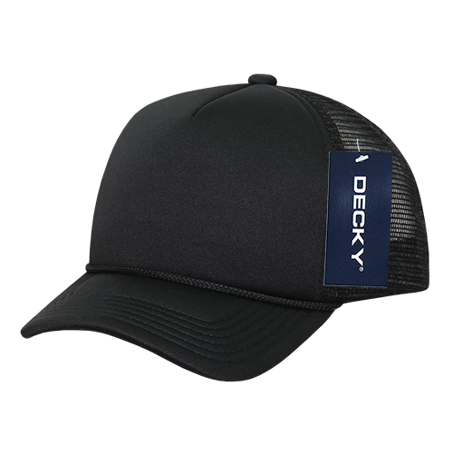 DECKY Youth 5 Panel Mid Profile Structured Foam Trucker