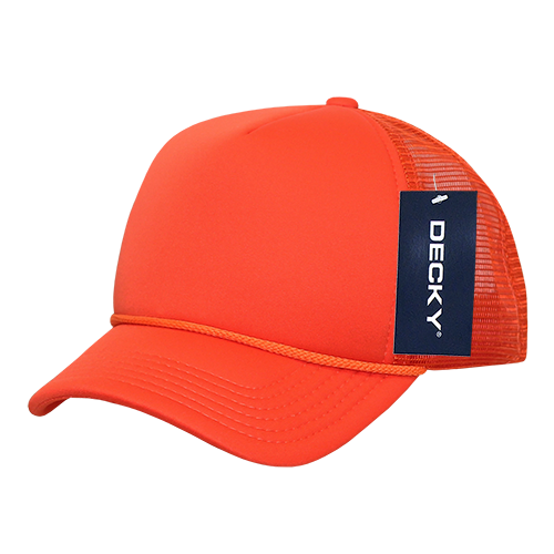 DECKY Youth 5 Panel Mid Profile Structured Foam Trucker