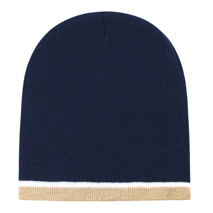 DECKY Double Striped Beanie