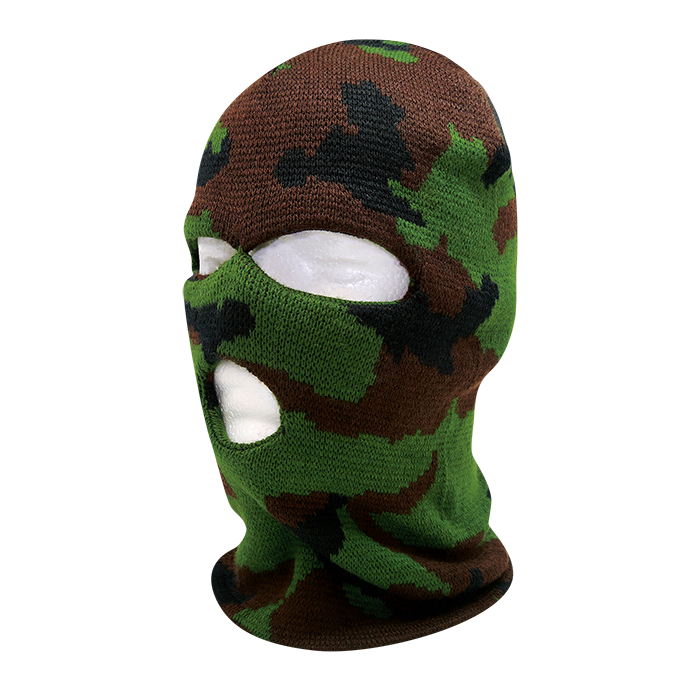 DECKY Camo 3 Holes Mask